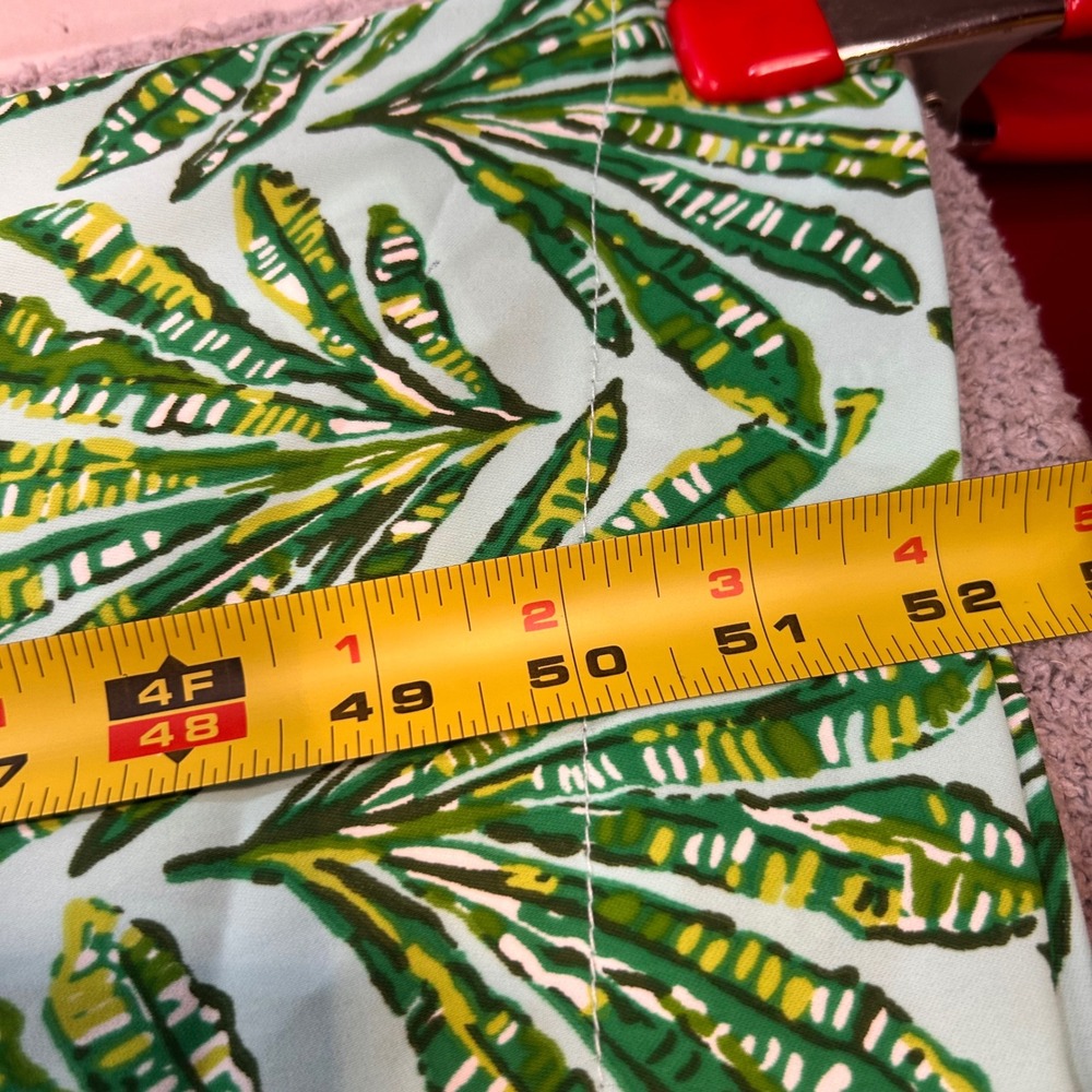 Lilly Pulitzer Simona maxi Dress Palm Leaf Green XS Resort Preppy Tropical nwt - Picture 6 of 8